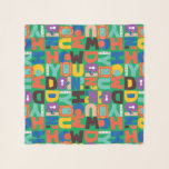 FRIENDS™ | How You Doin' Vibrant Pattern Scarf<br><div class="desc">Celebrate one of Joey's most iconic lines with the FRIENDS™ "How You Doin'" Vibrant Pattern Design. Featuring a fun and colourful pattern inspired by Joey's famous catchphrase, this design brings humour and nostalgia to any product. Perfect for fans of the show, it adds personality and flair to your home décor...</div>