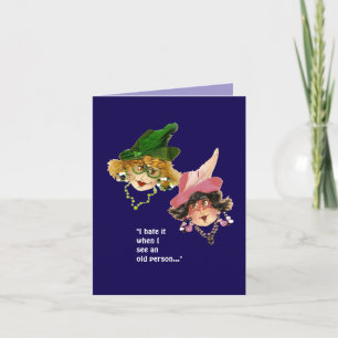 Friend's humourous Birthday Holiday Card