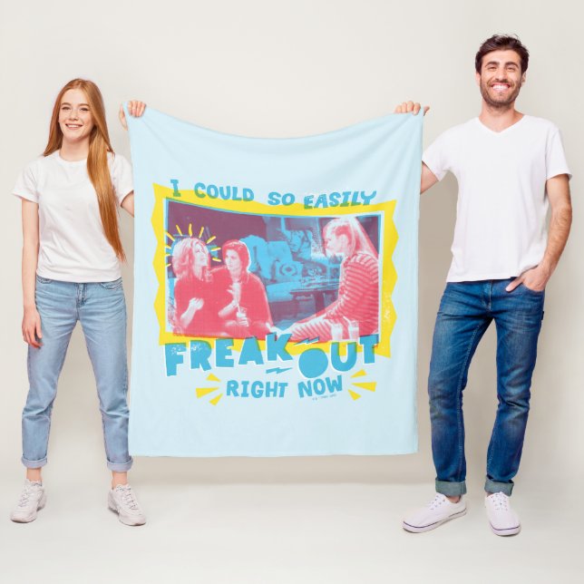 FRIENDS™ | I Could So Easily Freak Out Right Now Fleece Blanket (In Situ)