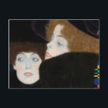 Friends I, The Sisters by Gustav Klimt Postcard<br><div class="desc">Gustav Klimt - Friends I (The Sisters),  1907. Gustav Klimt (1862-1918) was an Austrian symbolist painter and one of the most prominent members of the Vienna Secession movement.</div>