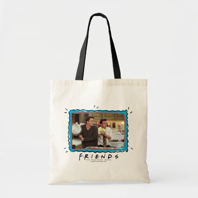 FRIENDS™ | Joey & Chandler Scared Tote Bag (Front)