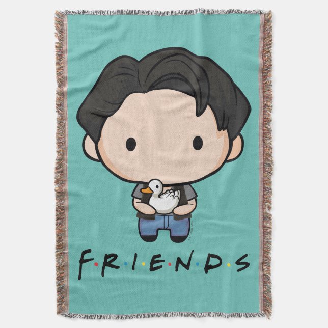 FRIENDS™ | Joey Chibi Throw Blanket (Front Vertical)