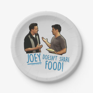 FRIENDS™ Joey Doesn't Share Food! Paper Plate