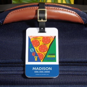 FRIENDS™ Joey Doesn't Share Food - Pizza Graphic Luggage Tag