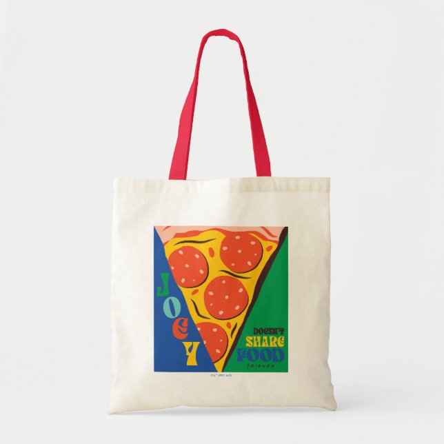 FRIENDS™ | Joey Doesn't Share Food - Pizza Graphic Tote Bag (Front)