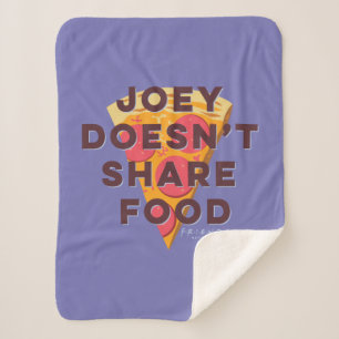 FRIENDS™   Joey Doesn't Share Food - Pizza Sherpa Blanket