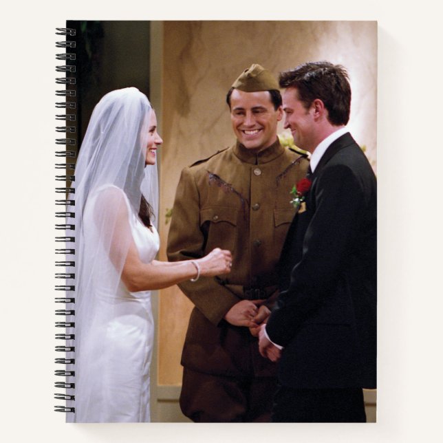 FRIENDS™ | Joey Marries Monica & Chandler Notebook (Front)