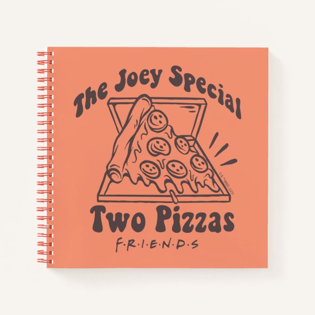 FRIENDS™ | Joey Pizza Quote Notebook (Front)