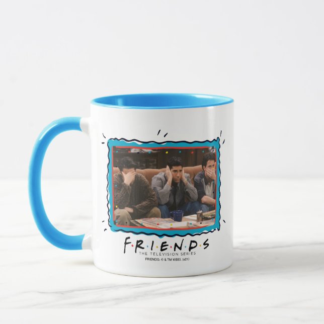 FRIENDS™ | Joey, Ross, and Chandler on the Couch Mug (Left)