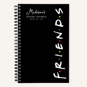 FRIENDS™ Logo   Wedding Bridal Shower Guest Gift Notebook