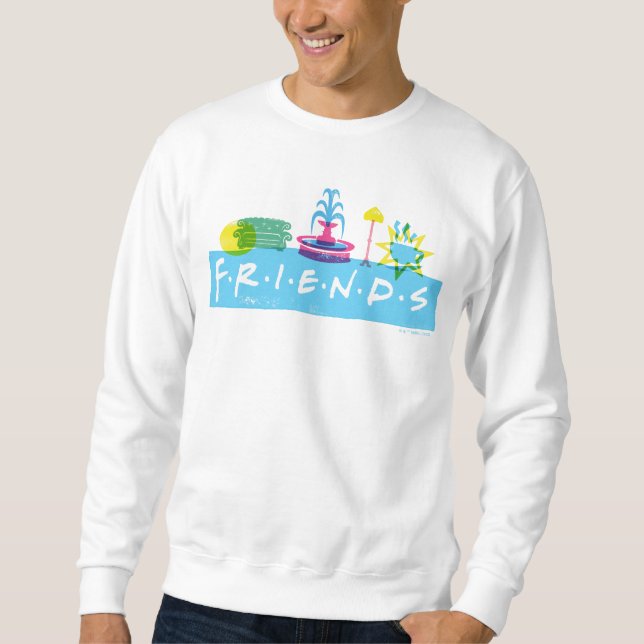 FRIENDS™ | Logo with Icons Sweatshirt (Front)
