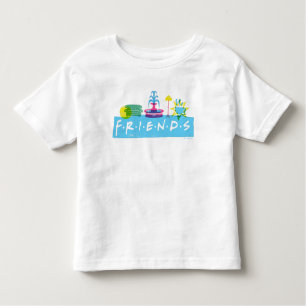 FRIENDS™   Logo with Icons Toddler T-Shirt
