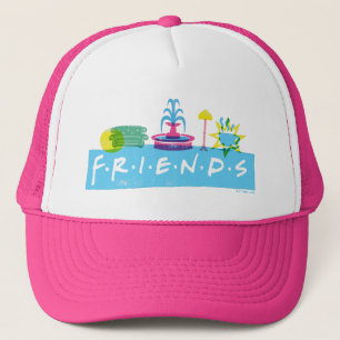 FRIENDS™   Logo with Icons Trucker Hat