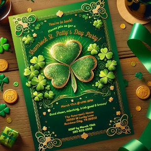Friends Lucky Irish St. Patrick's Day Celebration Invitation