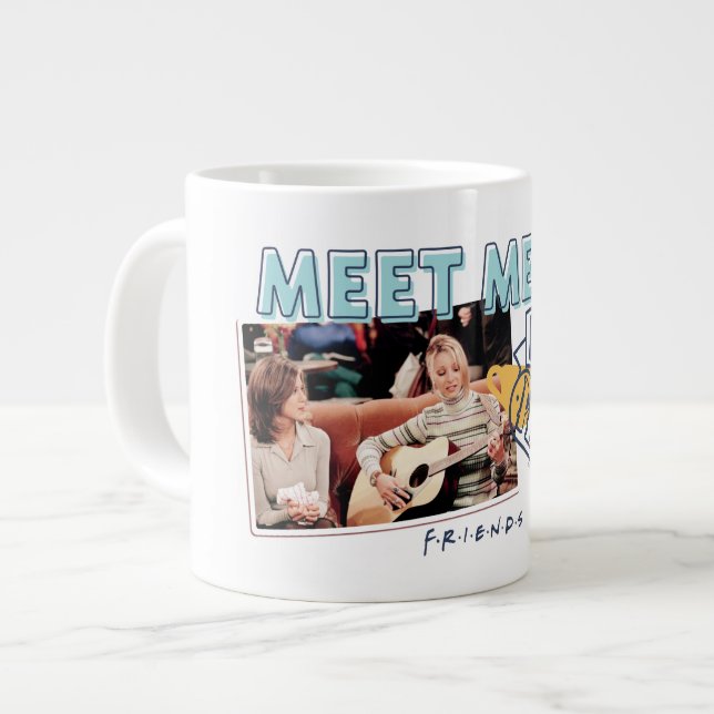 FRIENDS™ | Meet Me at Central Perk Large Coffee Mug (Front Left)