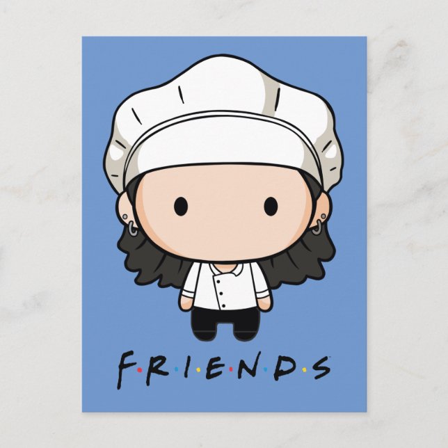 FRIENDS™ | Monica Chibi Invitation Postcard (Front)