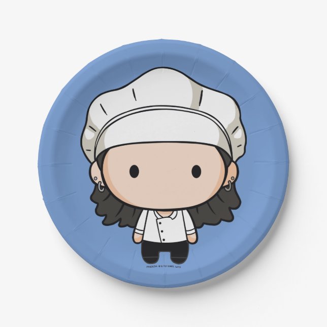 FRIENDS™ | Monica Chibi Paper Plate (Front)