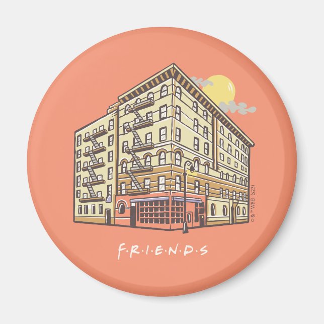 FRIENDS™ | Monica's Apartment Building Magnet (Front)