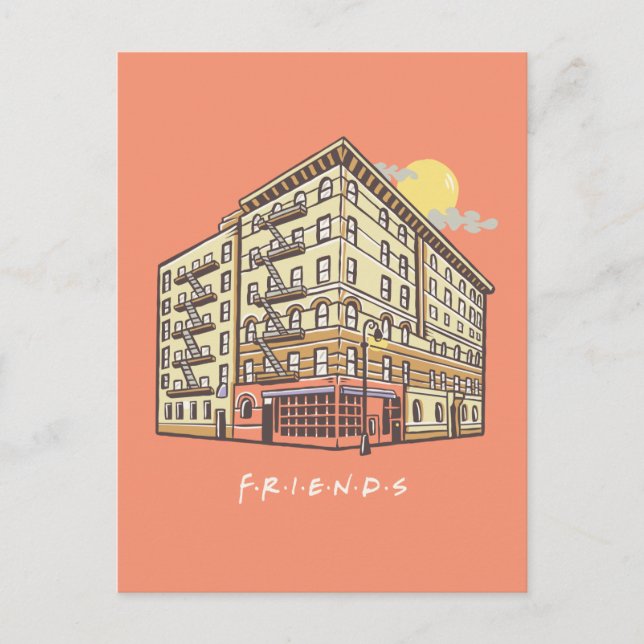 FRIENDS™ | Monica's Apartment Building Postcard (Front)
