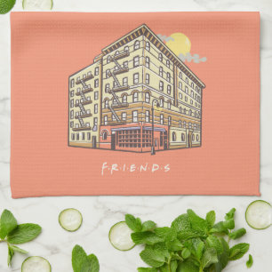 FRIENDS™   Monica's Apartment Building Tea Towel