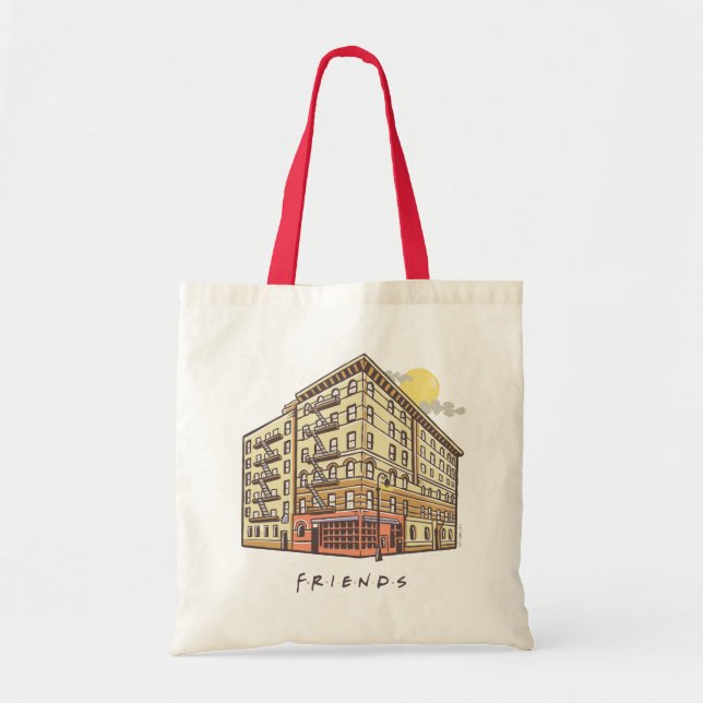 FRIENDS™ | Monica's Apartment Building Tote Bag (Front)