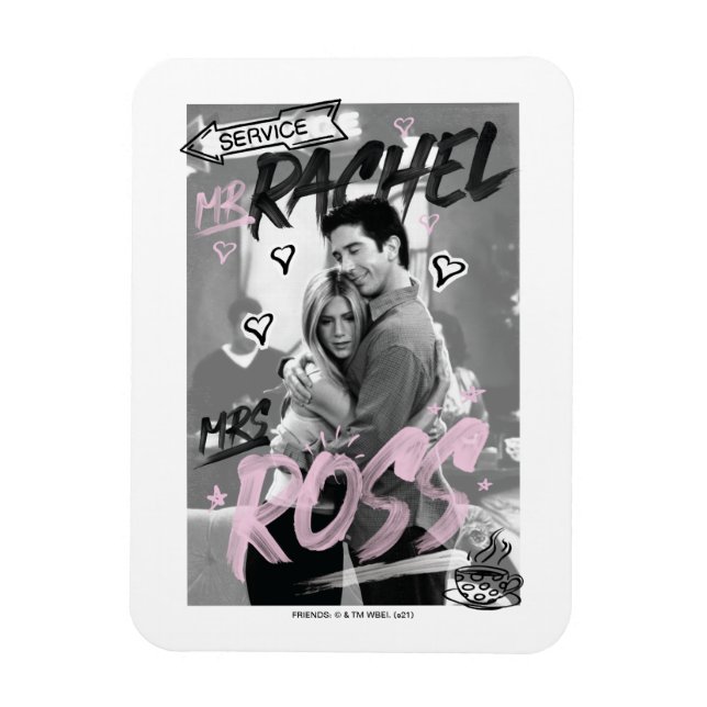 FRIENDS™ | Mr. Rachel & Mrs. Ross Magnet (Vertical)