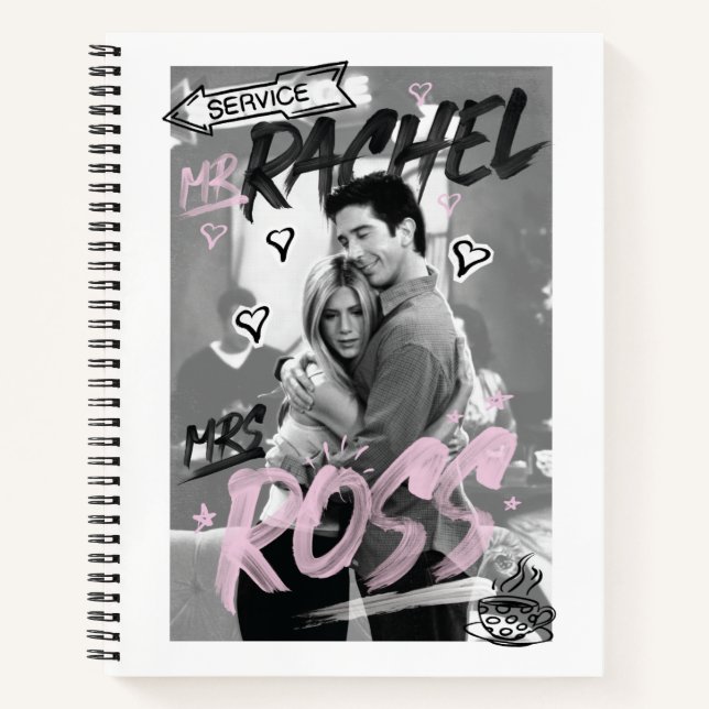 FRIENDS™ | Mr. Rachel & Mrs. Ross Notebook (Front)