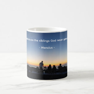 Friends Mug with Sunset