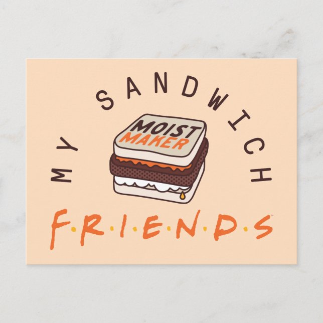 FRIENDS™ | My Sandwich Invitation Postcard (Front)