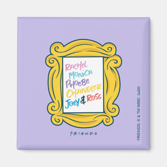 FRIENDS™ Names in Peephole Magnet (Front)