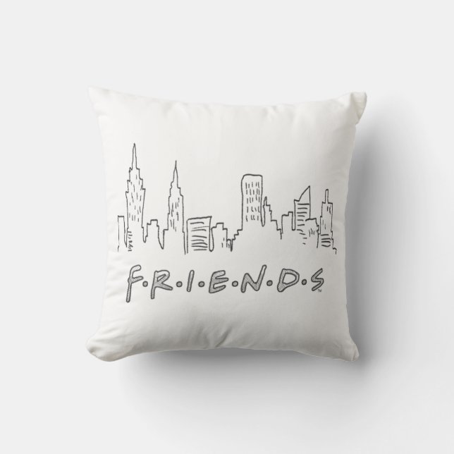 FRIENDS™ | New York City Silhouette Cushion (Front)