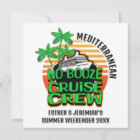 Friends NO BOOZE CRUISE CREW Destination Group
