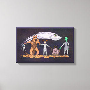 Friends No Matter The Differences Canvas Print
