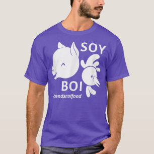Friends Not Food  Soy Boy Tofu  Funny Vegan Vegeta T-Shirt