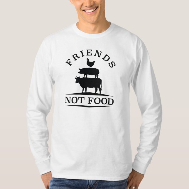 Friends Not Food T-Shirt (Front)