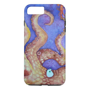 "Friends" Octopus & Crab, Fish with Attitude Case-Mate iPhone Case