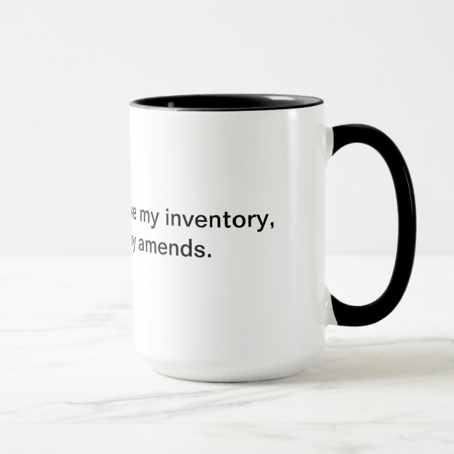 Friends of Bill W.:  Inventory Mug (Right)