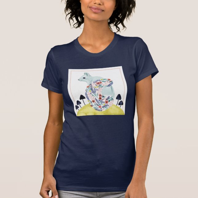 Friends of Clementine | Folk Art Squirrel T-Shirt (Front)