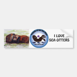 Friends of the Sea Otter Bumper Sticker