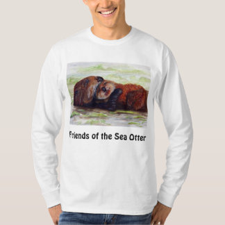 Friends of the Sea Otter Long Sleeve Shirt Mens