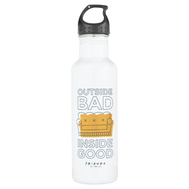 FRIENDS™ | Outside Bad, Inside Good 710 Ml Water Bottle (Front)