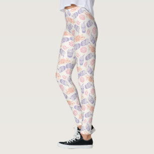FRIENDS™ Pastel Central Perk Pattern Leggings