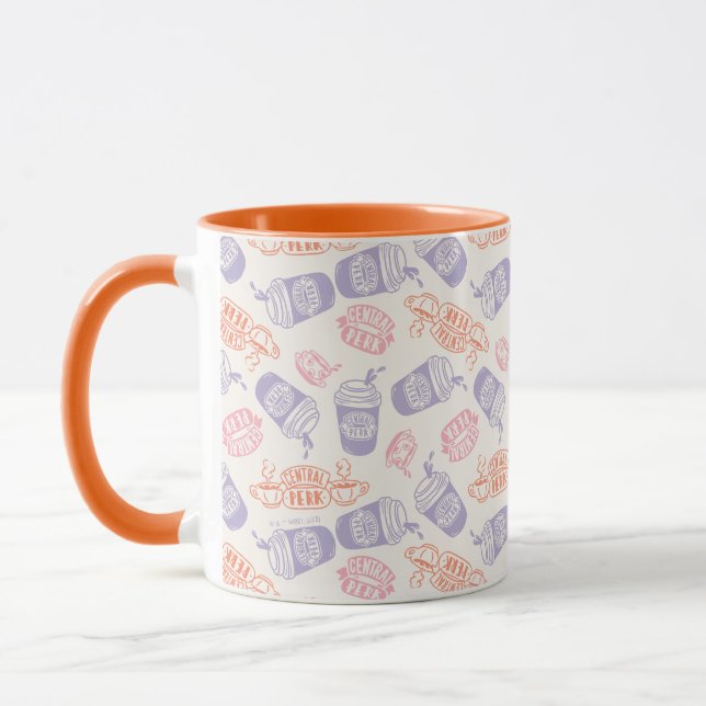 FRIENDS™ | Pastel Central Perk Pattern Mug (Left)