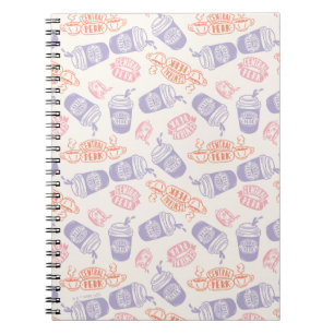 FRIENDS™ Pastel Central Perk Pattern Notebook