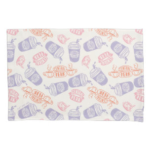 FRIENDS™   Pastel Central Perk Pattern Pillowcase