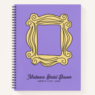 FRIENDS™   Peephole Frame Bridal Shower Guest Notebook