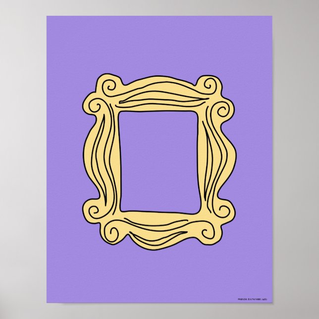 FRIENDS™ | Peephole Frame Poster (Front)