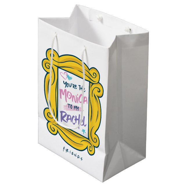 FRIENDS™ Peephole | You're the Monica to my Rachel Medium Gift Bag (Front Angled)