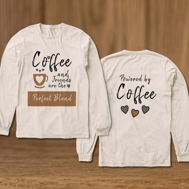 Friends perfect blend brown coffee Tri-Blend shirt (Creator Uploaded)