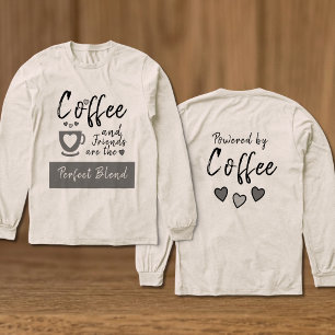 Friends perfect blend grey coffee Tri-Blend shirt